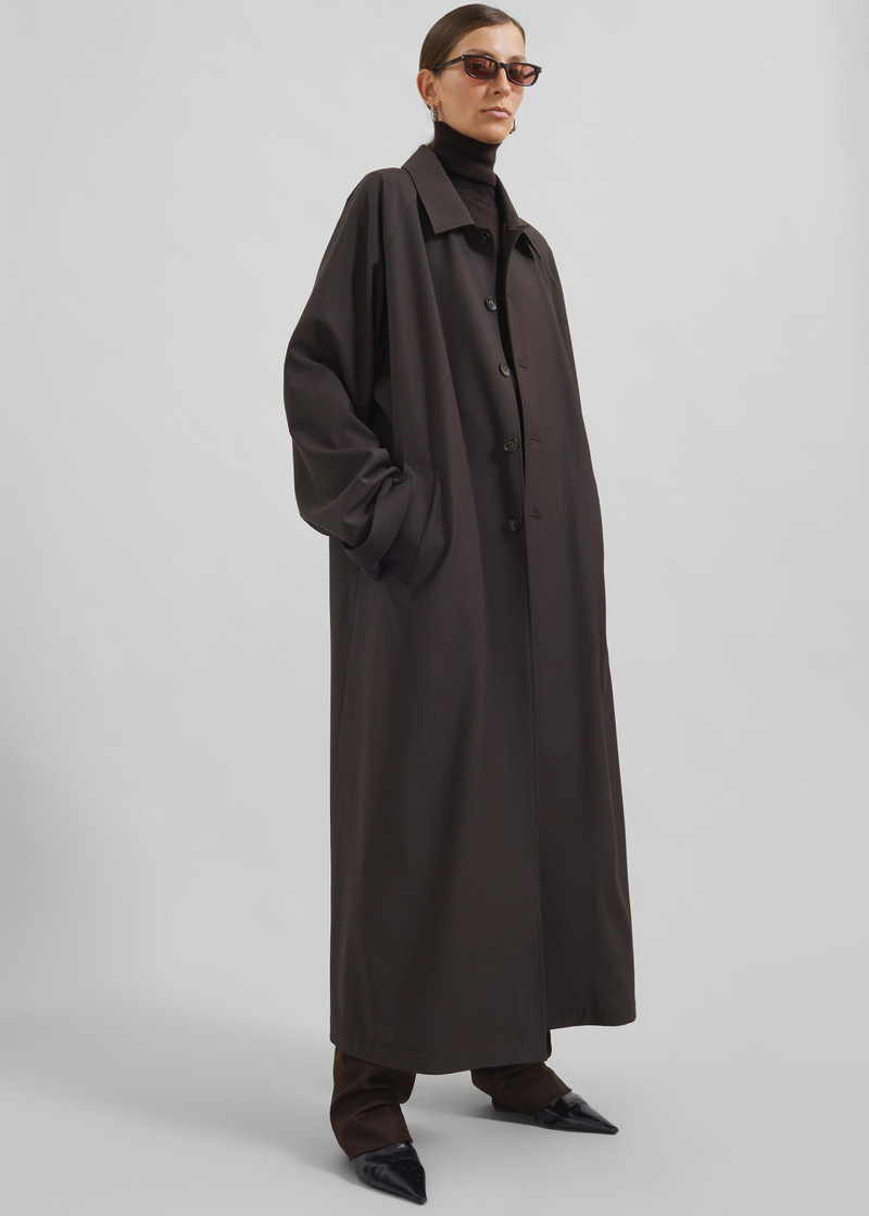 Shay Trench Coat - Brown 5