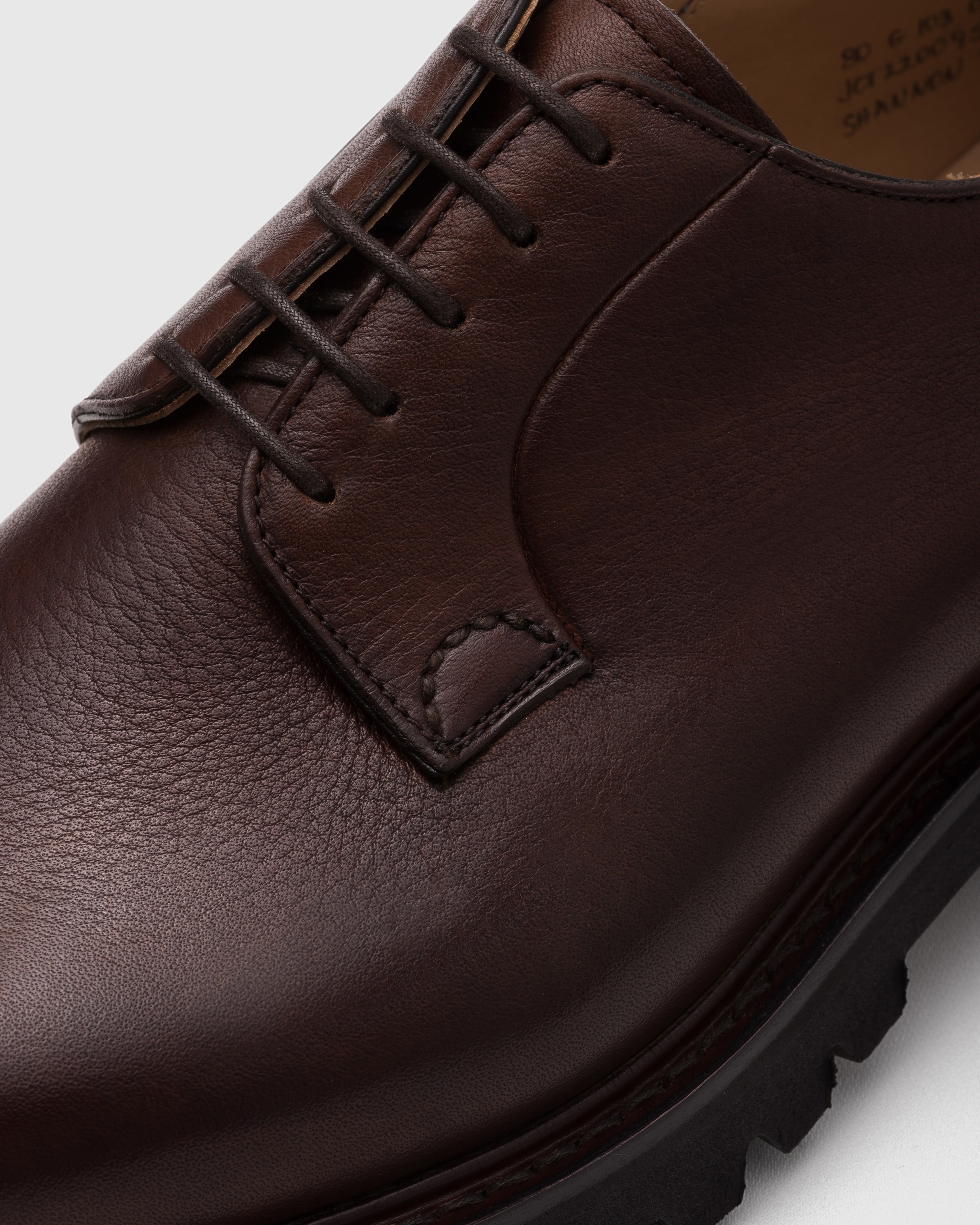 Soft Grain Calf Leather Derby - 3