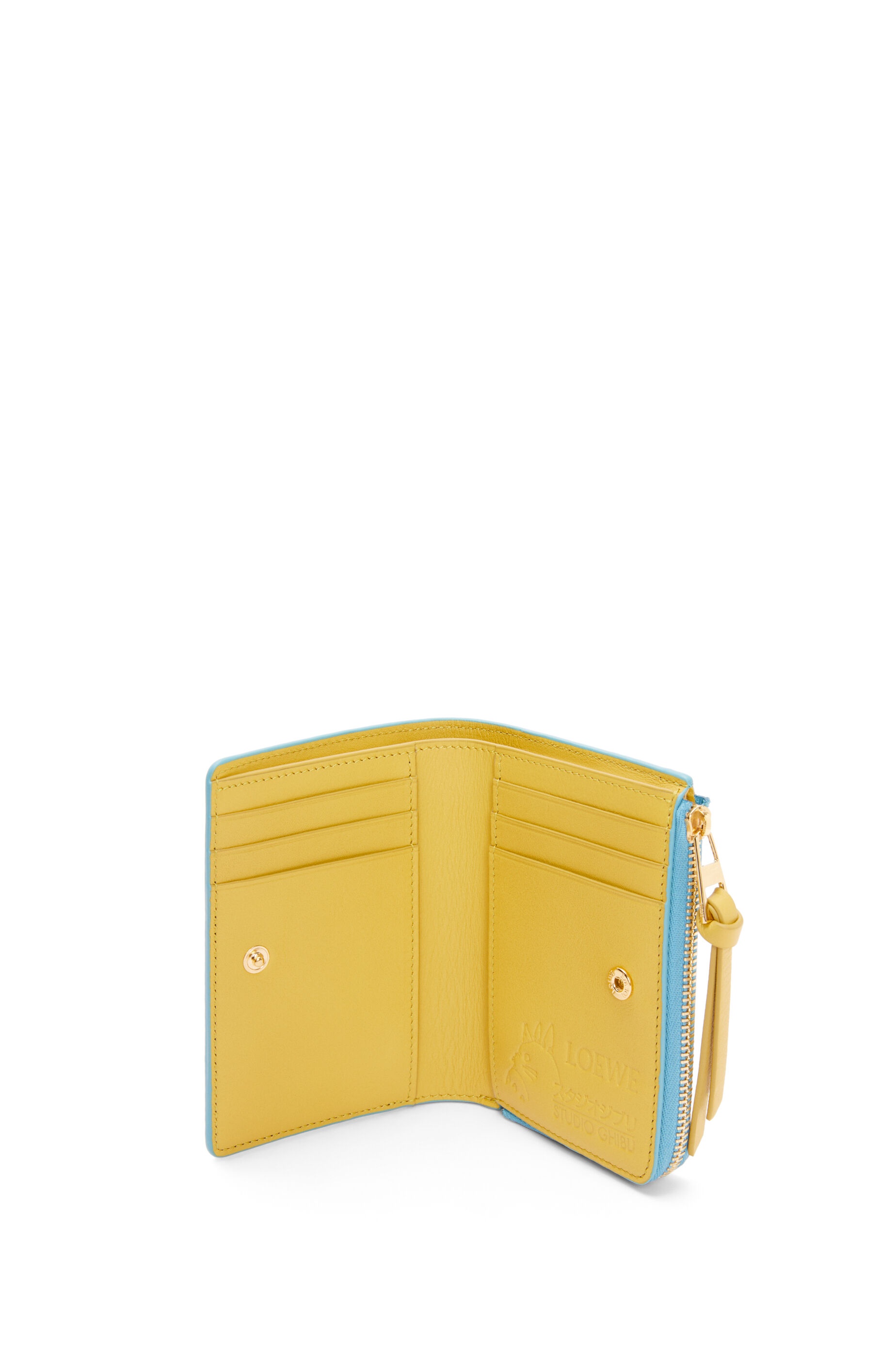 Heen slim zip bifold in classic calfskin - 2