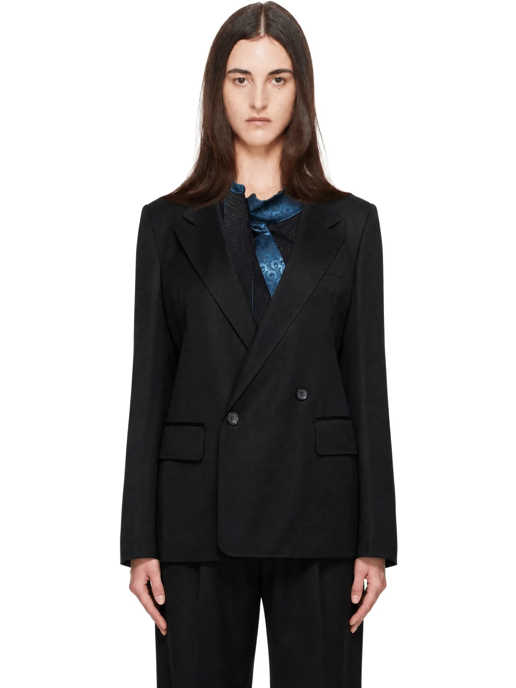 Black Egret Tailored Blazer - 1