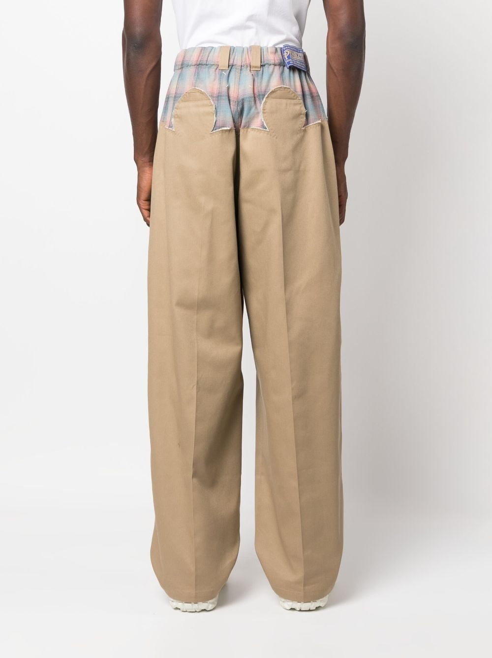 x Pendleton yoke-checked trousers - 4