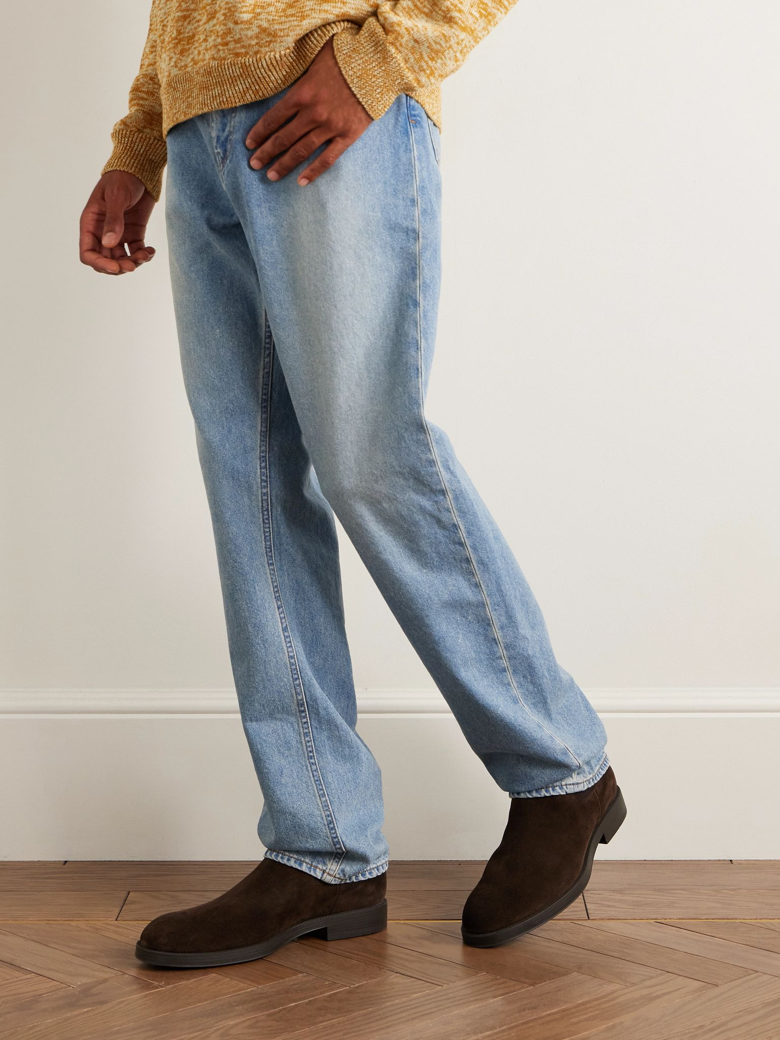 Suede Chelsea Boots Dark brown - 2
