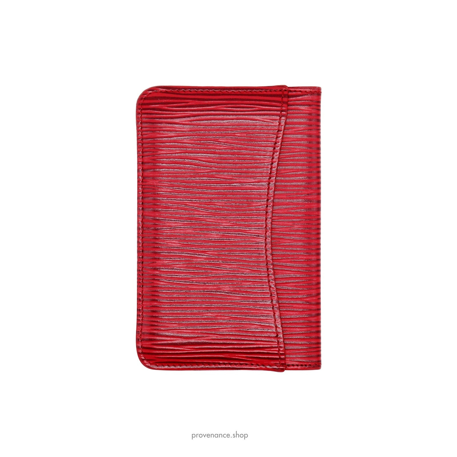 Louis Vuitton Pocket Organizer Wallet - Red Epi Leather - 3