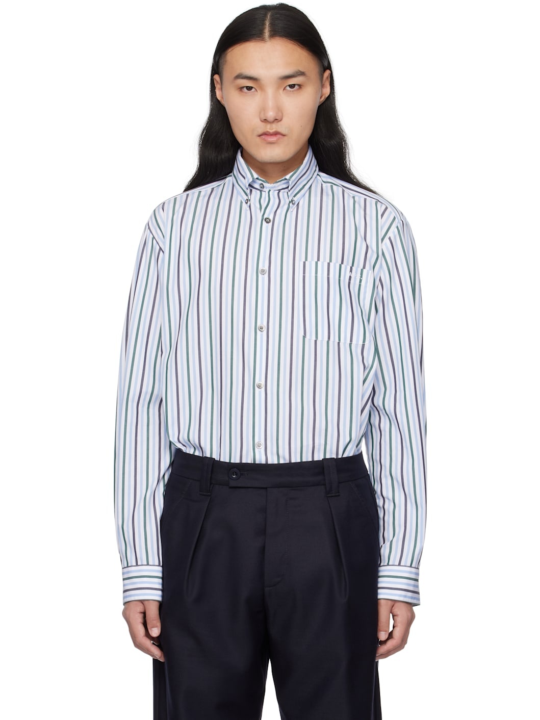 Blue Mateo Logo Shirt - 1