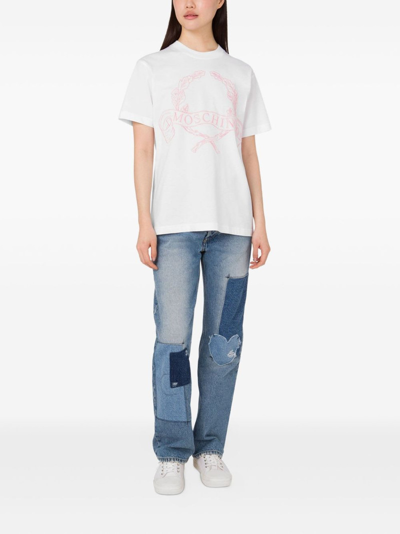 Moschino logo-embroidered T-shirt outlook