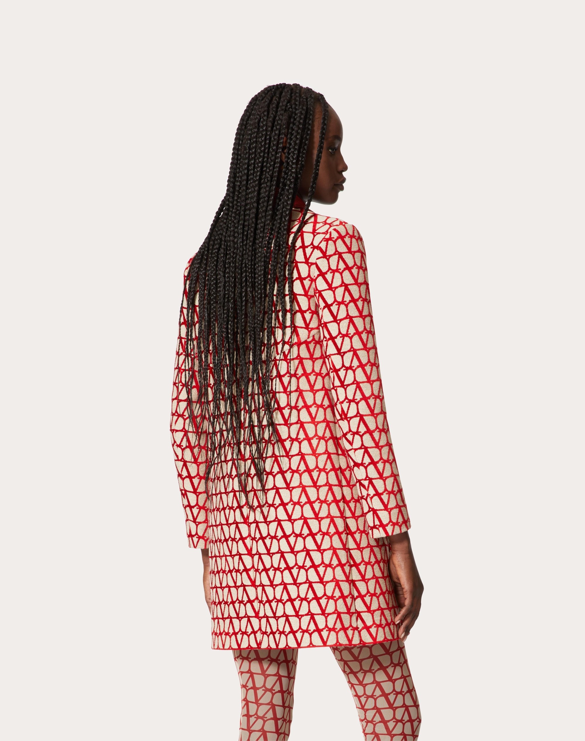 VLOGO JACQUARD COAT - 4
