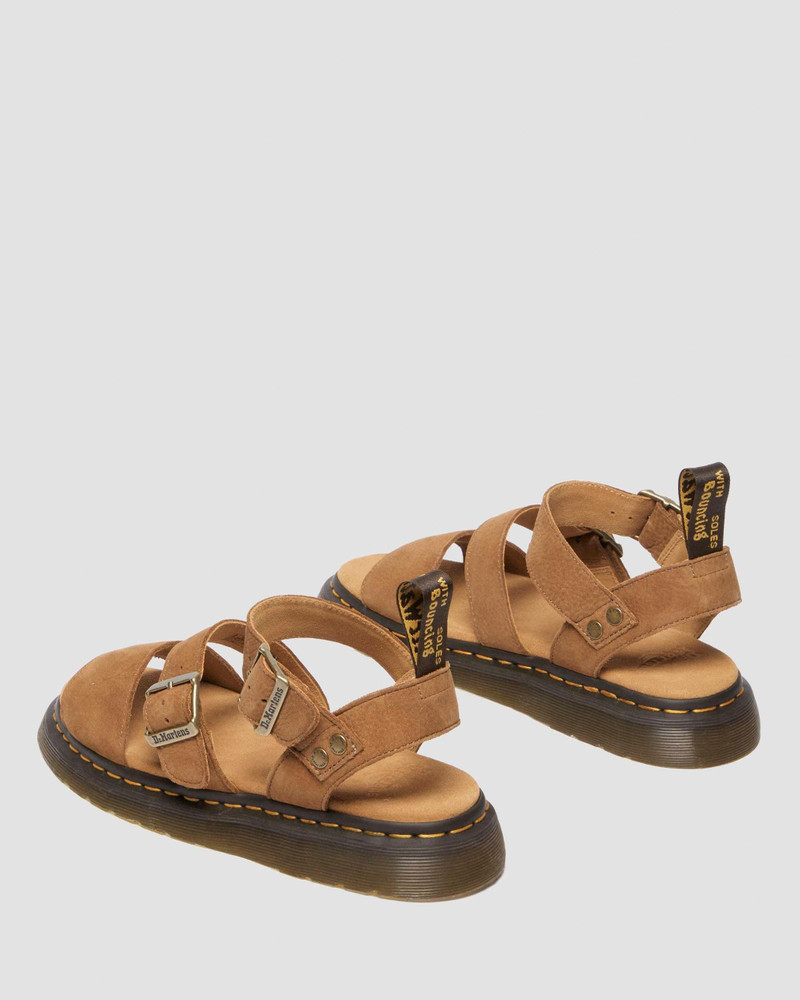 Gryphon Tumbled Nubuck sandals 9