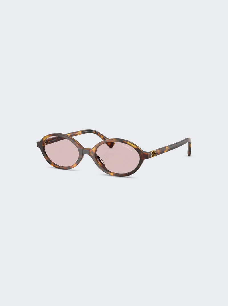 Miu Miu Miu Regard Sunglasses Pink Havana outlook