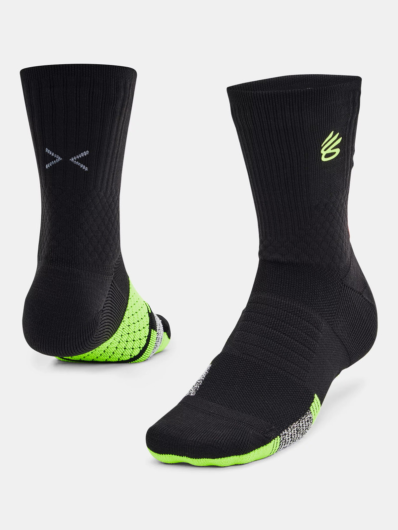 Unisex Curry ArmourDry™ Playmaker Mid-Crew Socks 3