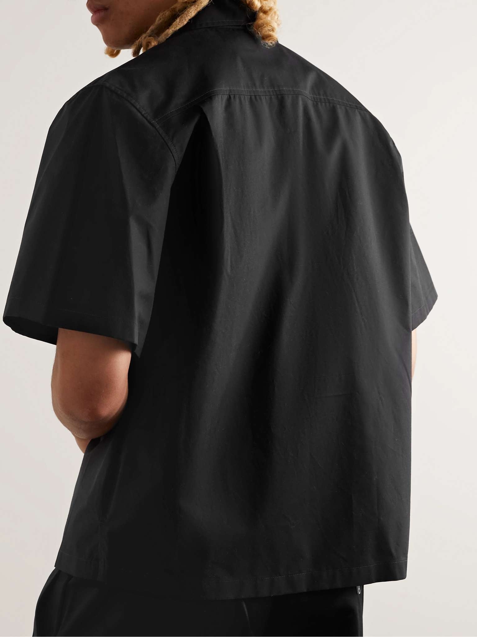 Wave Off Logo-Embroidered Cotton Shirt - 3