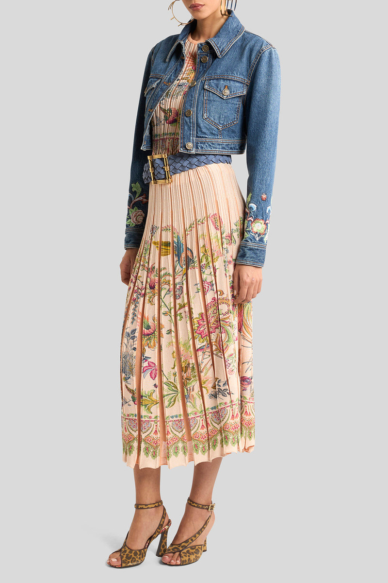 Etro Embroidered Crop Jacket outlook