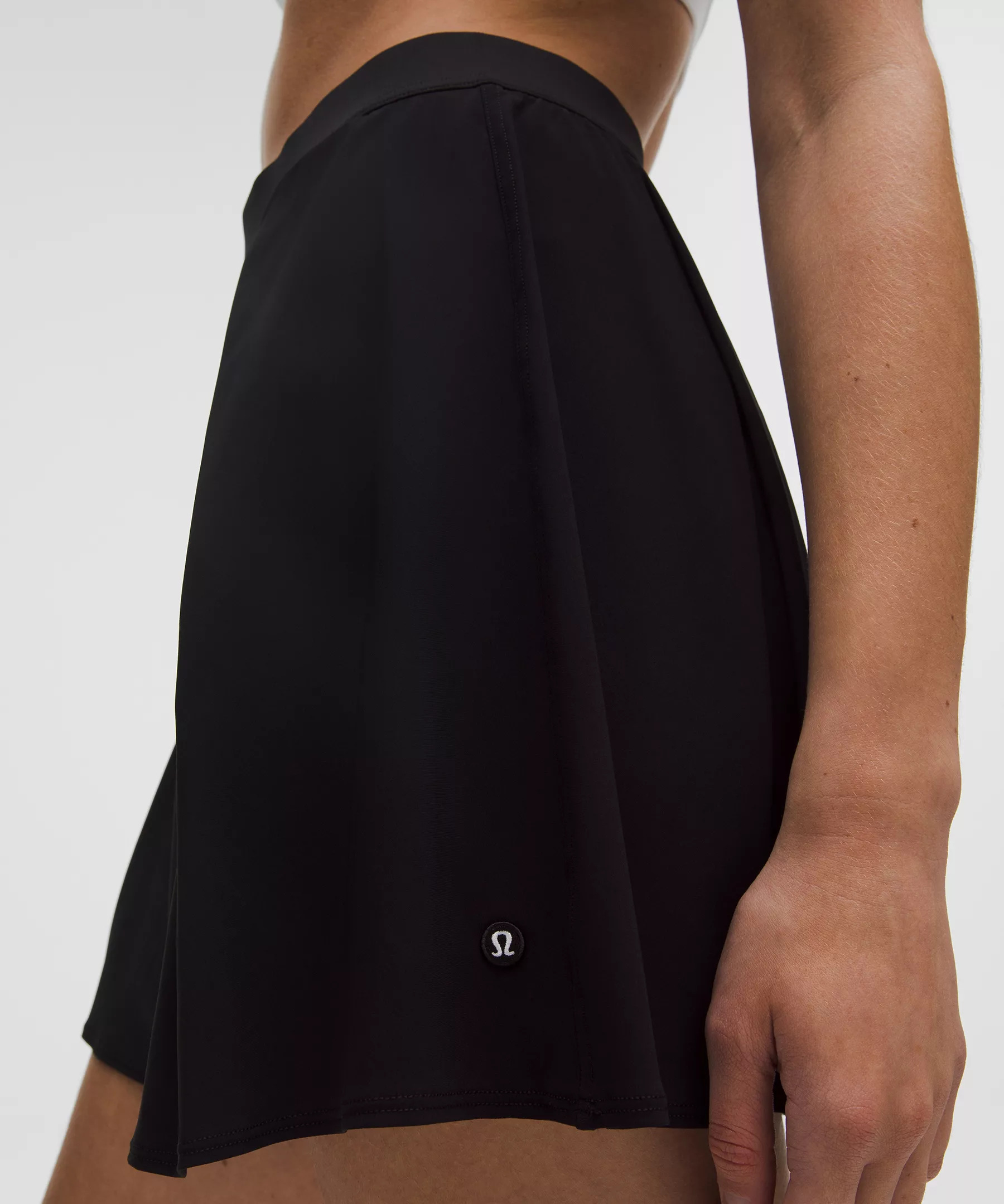 Angled-Pleat High-Rise Tennis Skirt - 5
