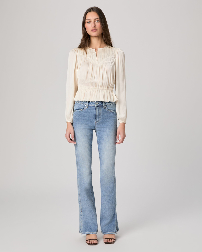 PAIGE High Rise Laurel Canyon 32" Bootcut Jean outlook