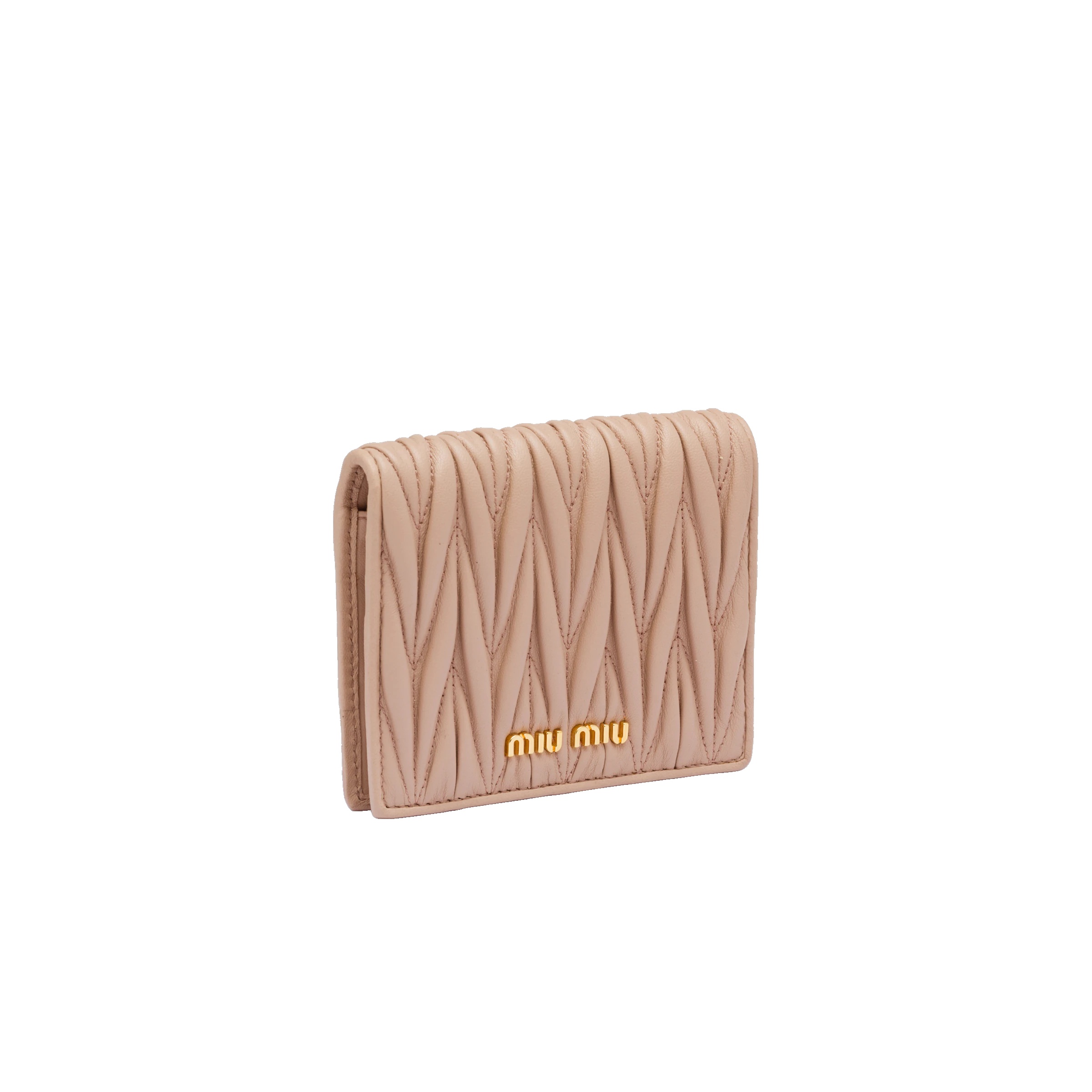Small matelassé nappa leather wallet - 3