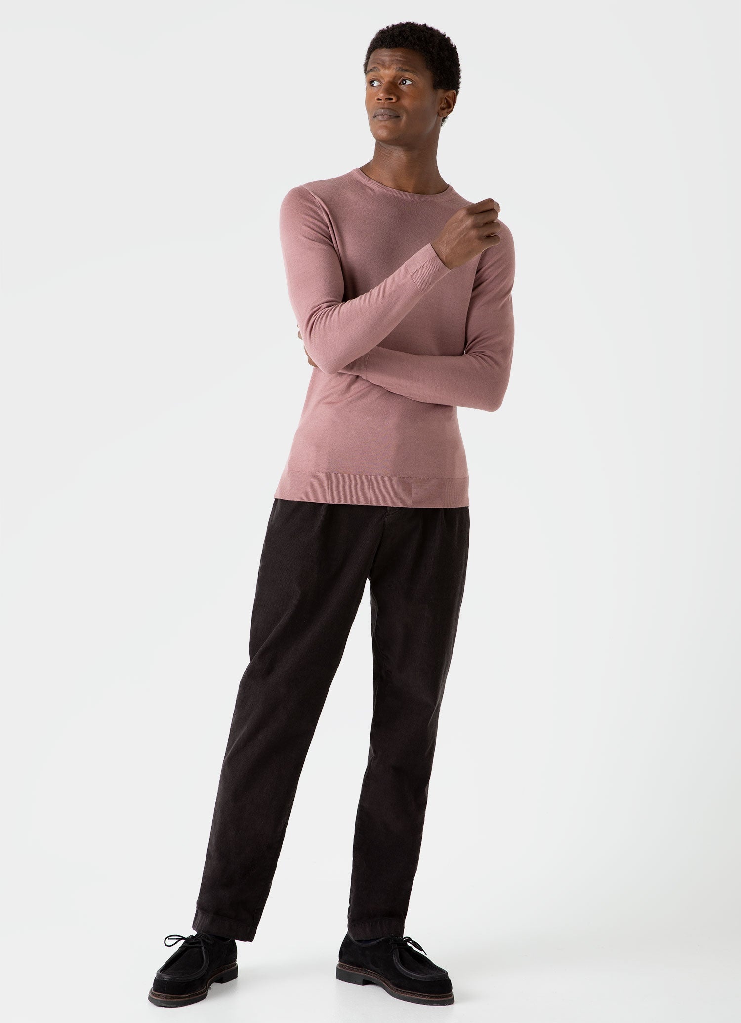 Pleated Corduroy Trouser - 2