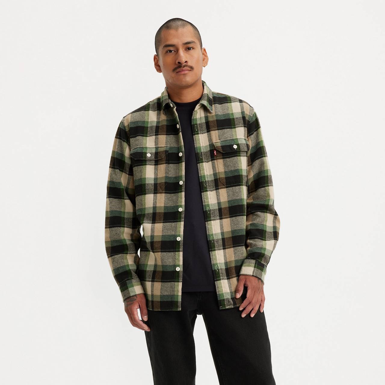 JACKSON WORKER FLANNEL OVERSHIRT - 2