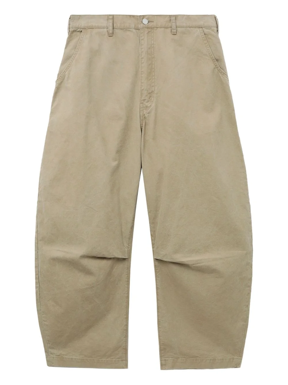 patch-pocket cotton trousers - 1