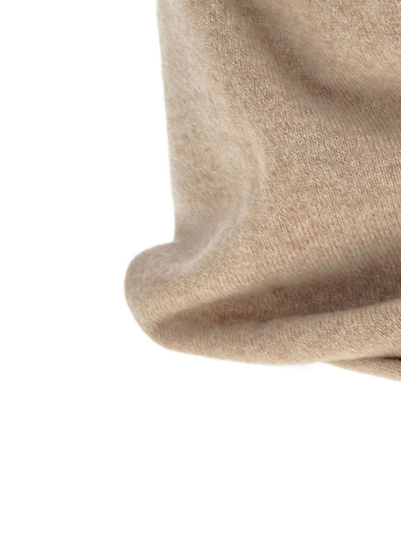 extreme cashmere logo-detailing knitted balaclava outlook