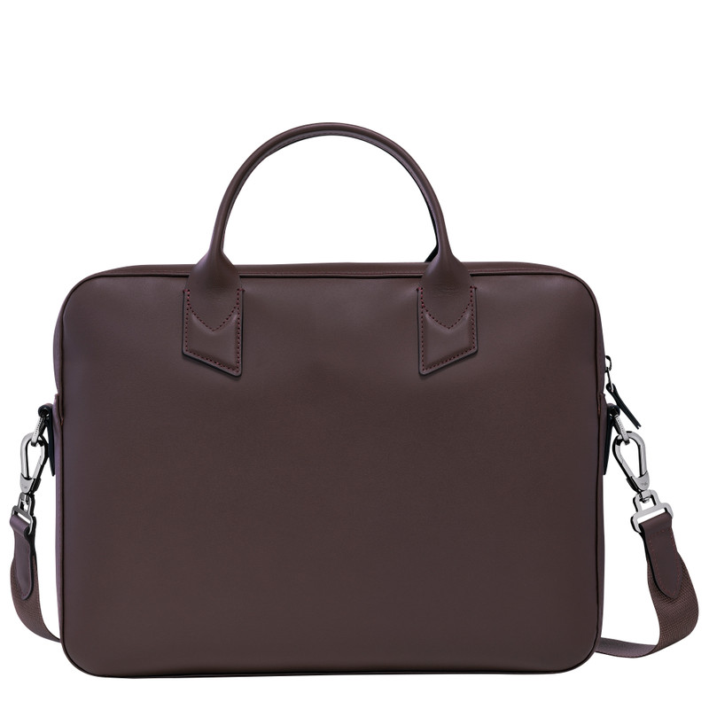 Longchamp sur Seine Briefcase Mocha - Leather 3