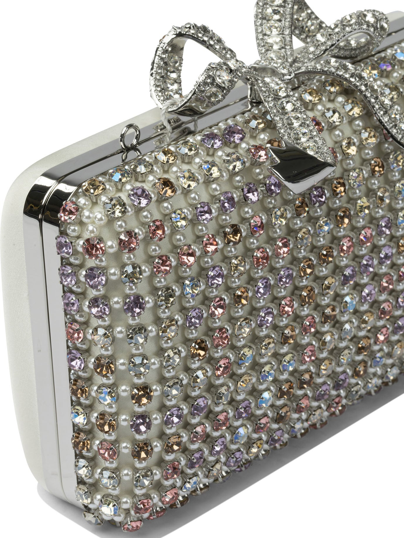 Self-portrait Mini Multi Crystal Shoulder Bag - 4