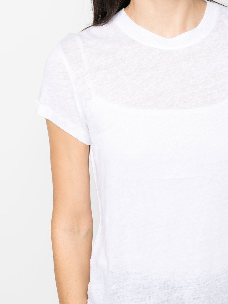 short-sleeved linen T-shirt 5