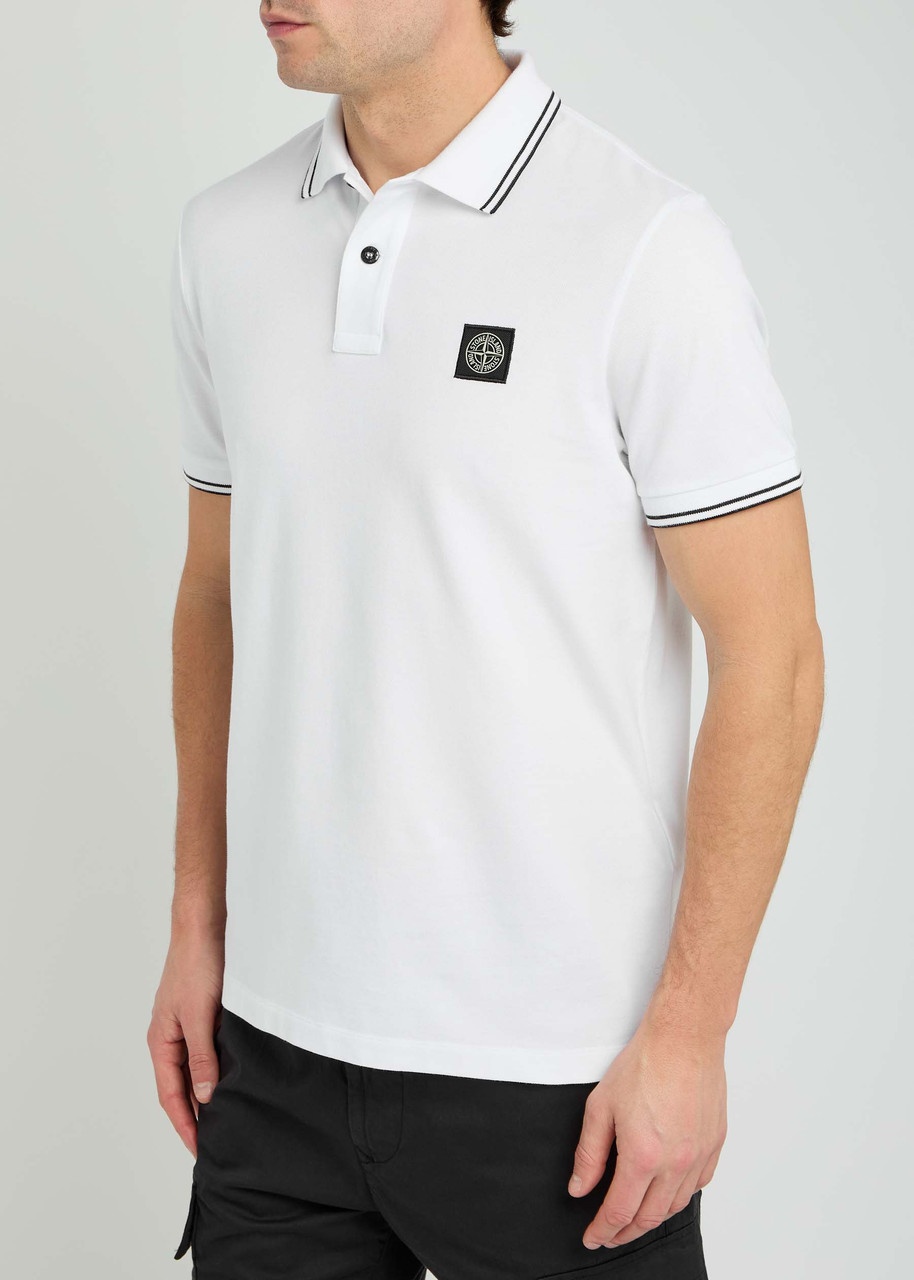 Stone Island Piqué Cotton Polo Shirt - 2