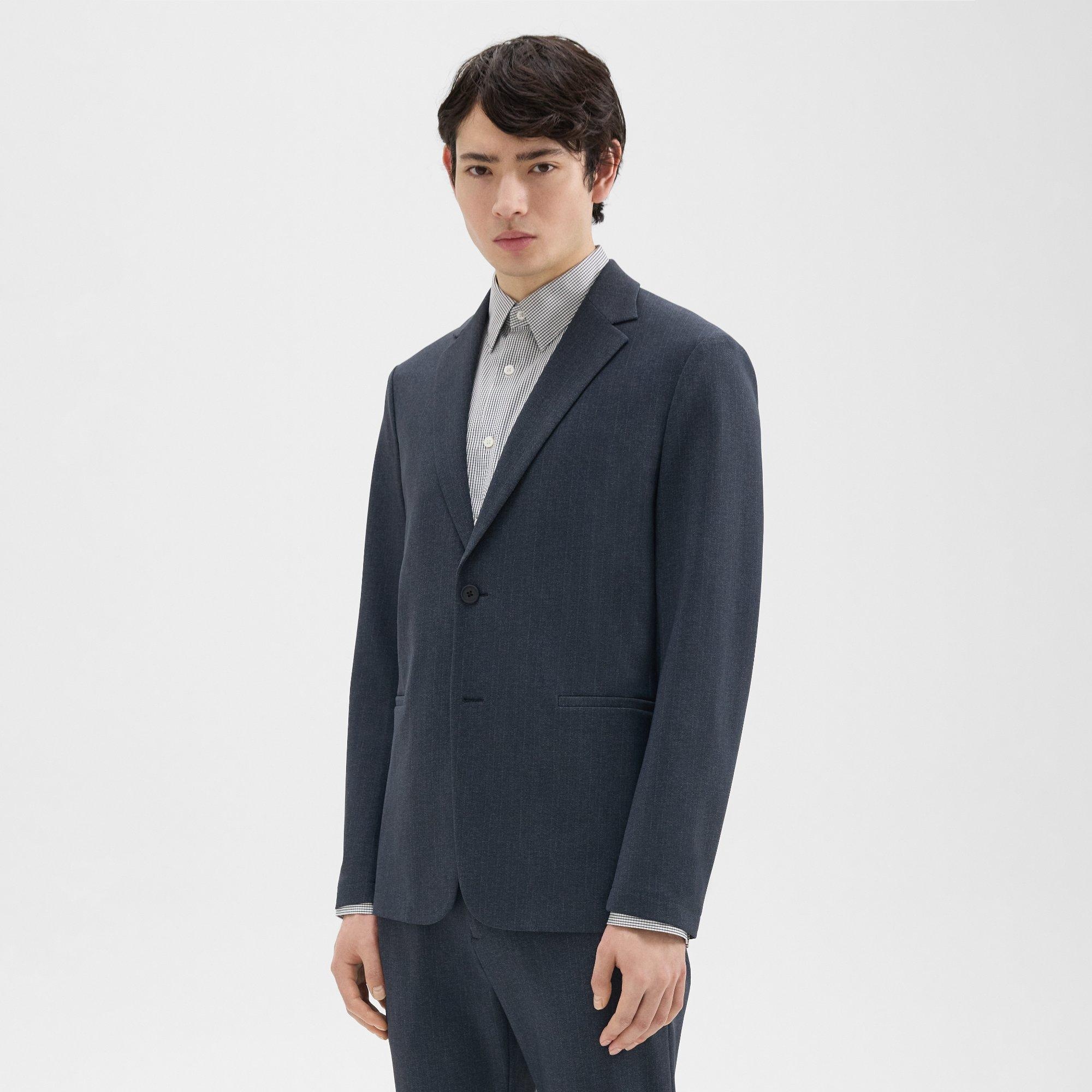 Clinton Blazer in Herringbone Precision Ponte - 3