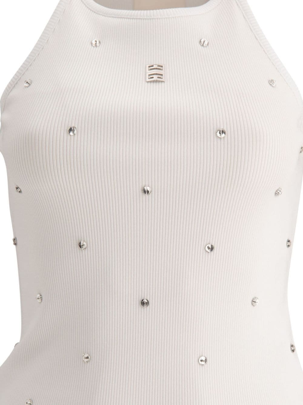rhinestone-embellished top - 3