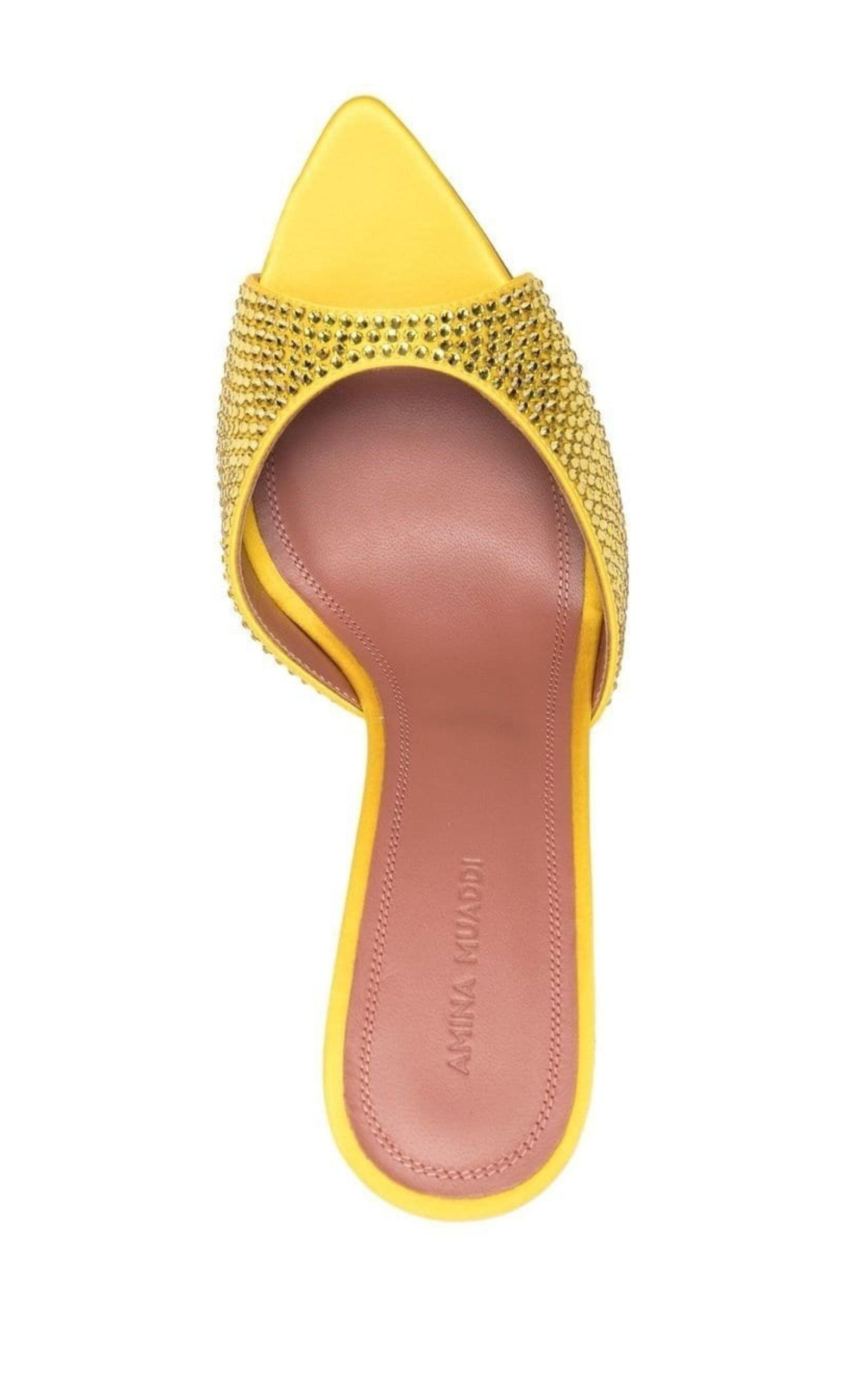 Crystal-Embellished Caroline Mules - 5
