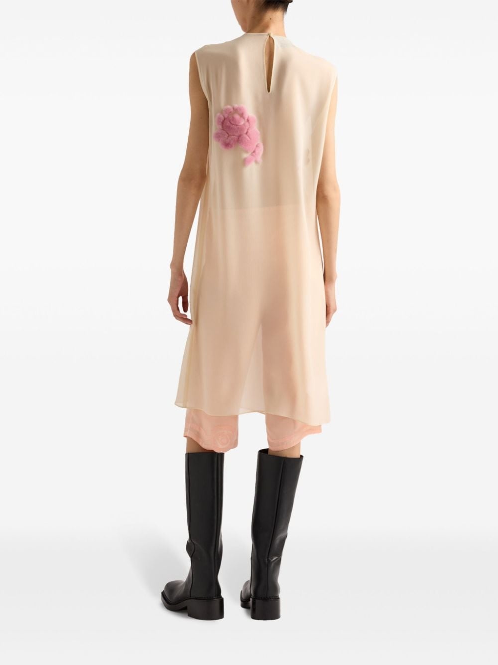 Georgette midi dress - 3