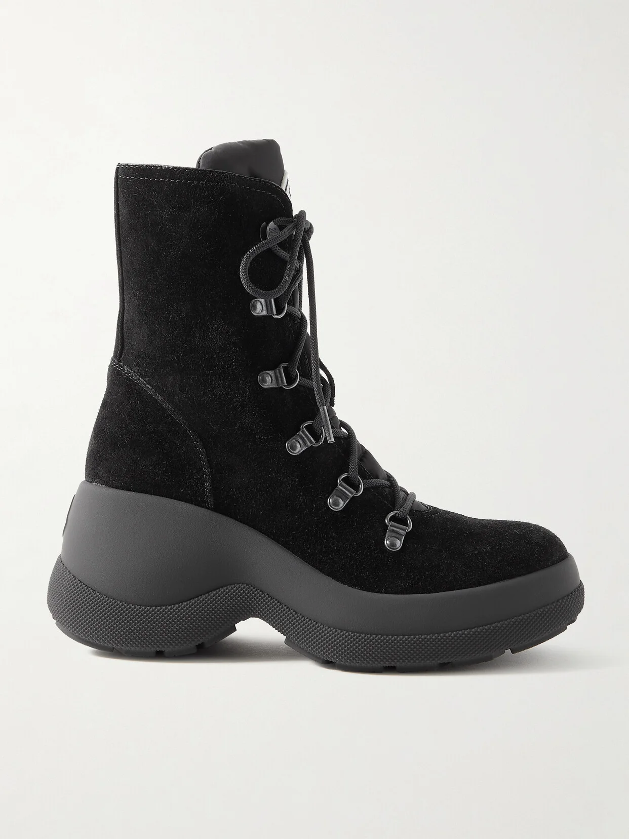 Resile Trek Shell-trimmed Suede Ankle Boots - 1