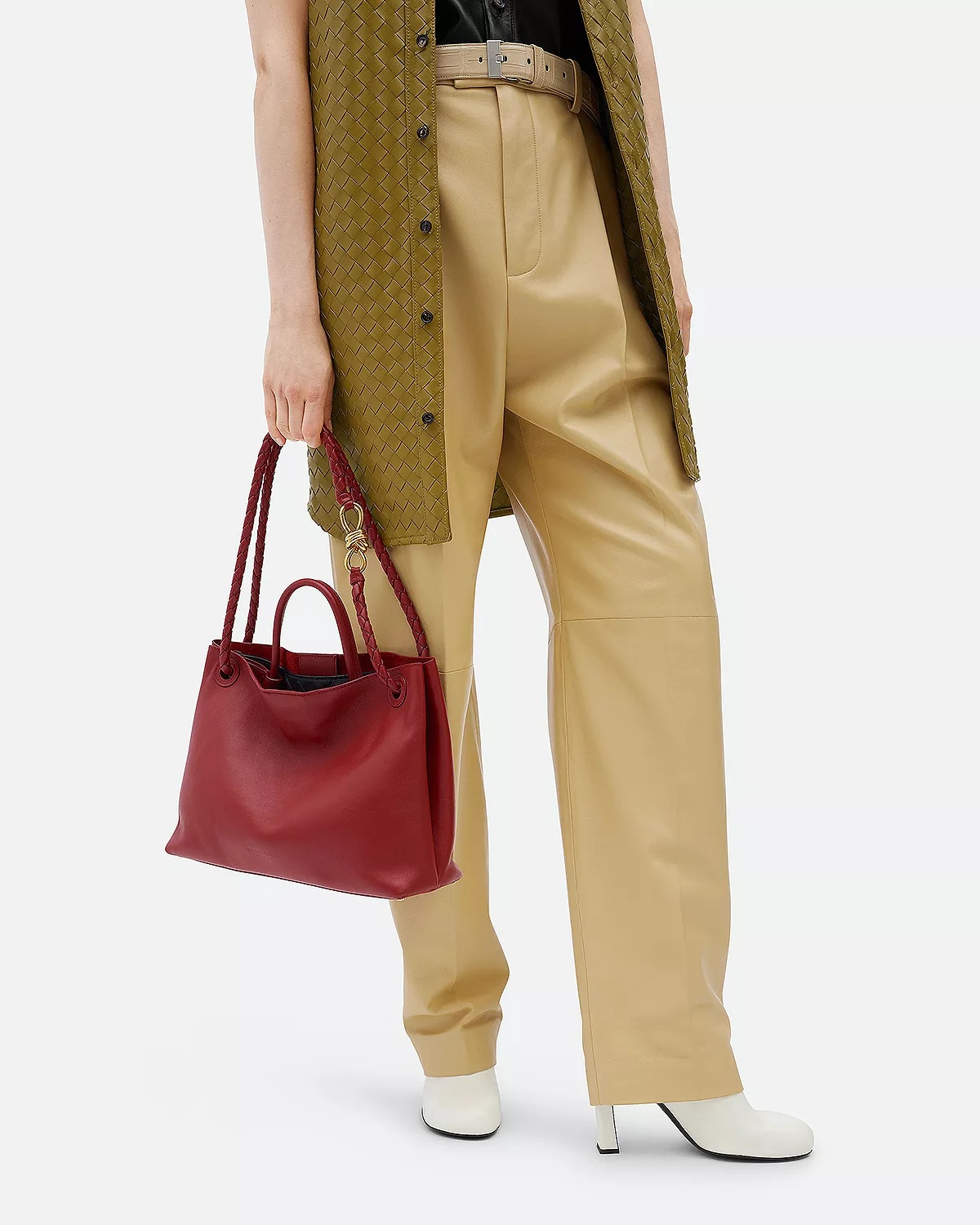 Andiamo Leather Top Handle Bag - 2