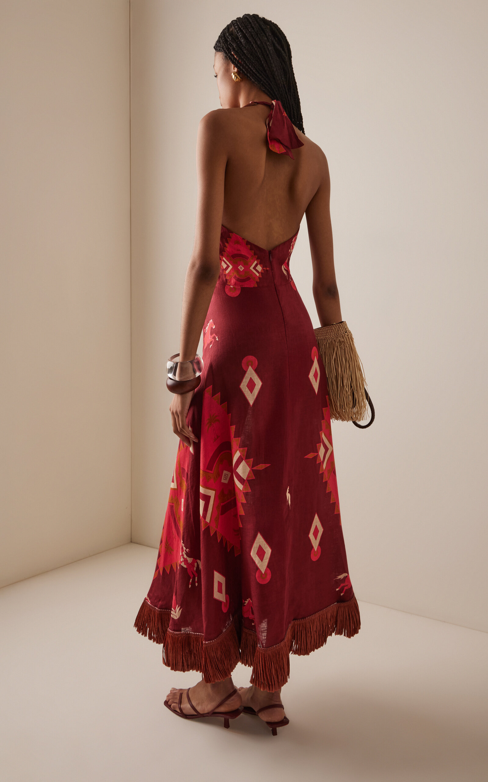 Western Elements Maxi Dress red - 4