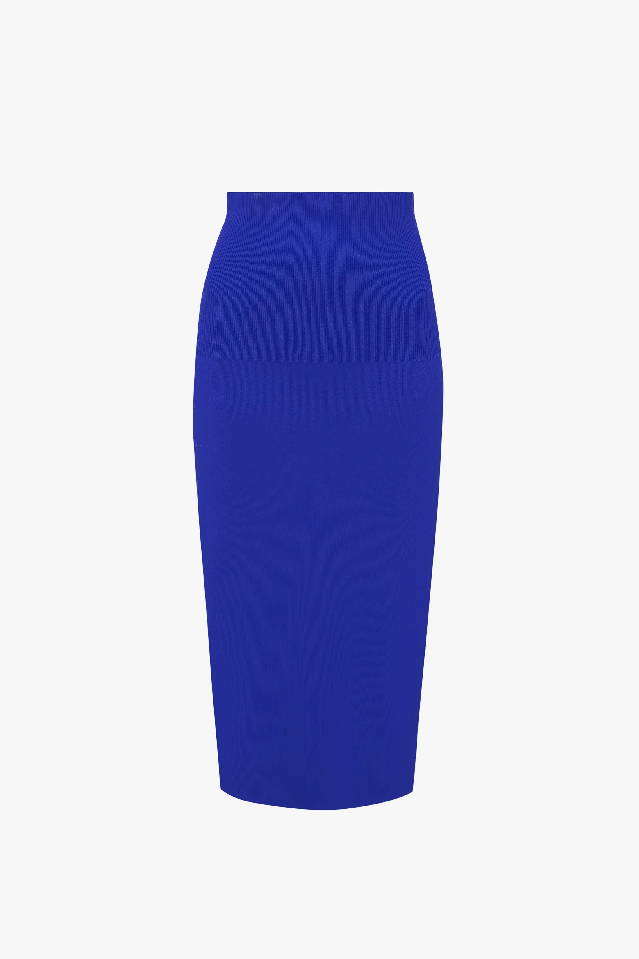 VB Body Fitted Midi Skirt In Cobalt - 1