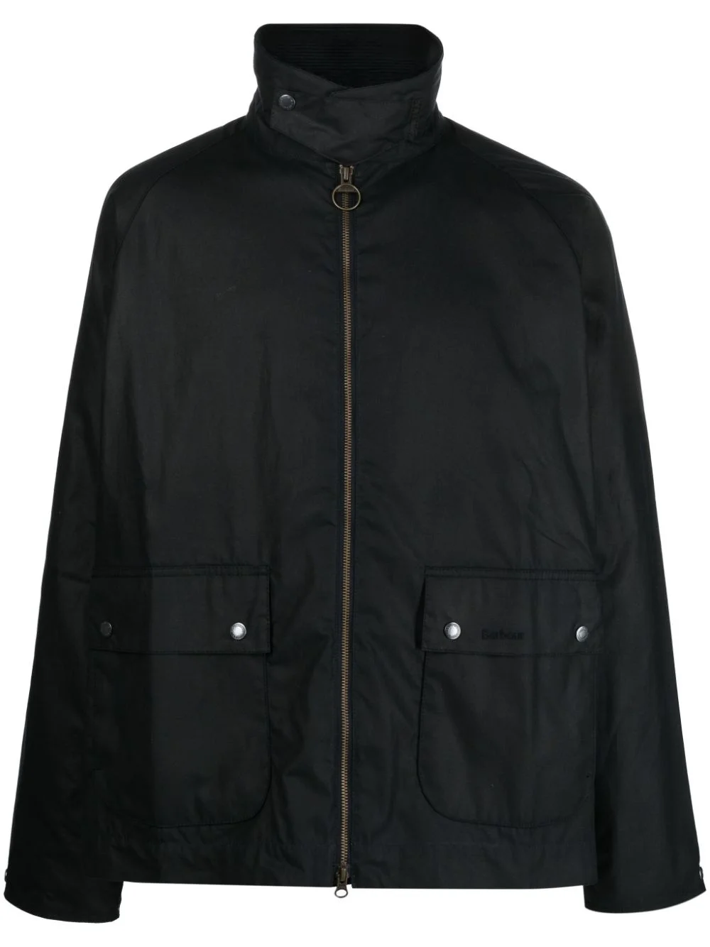 corduroy-collar cotton jacket - 1