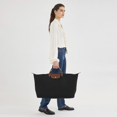 Longchamp Le Pliage Original M Travel bag Black - Recycled canvas outlook