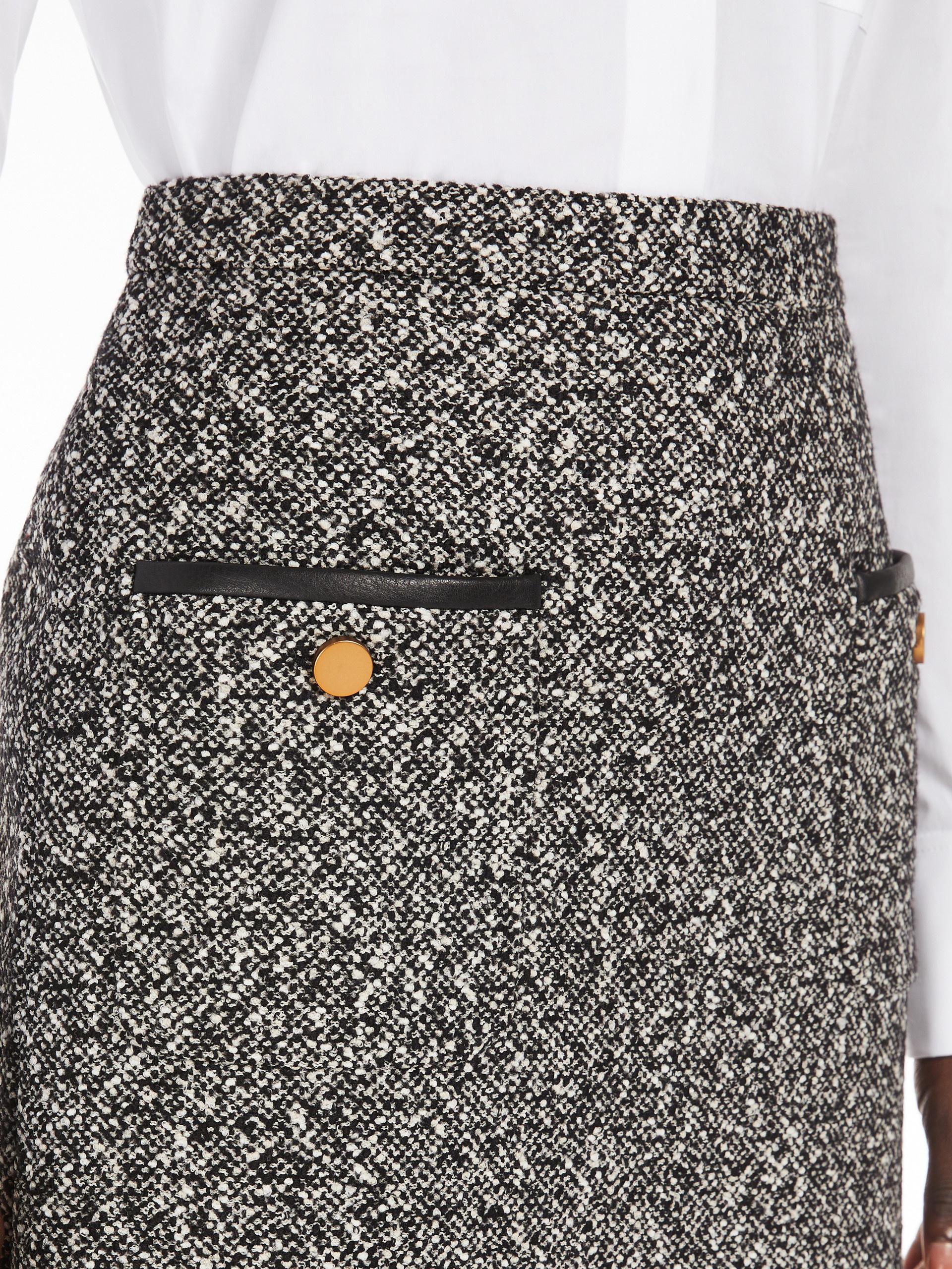 COSA Wool tweed miniskirt - 5