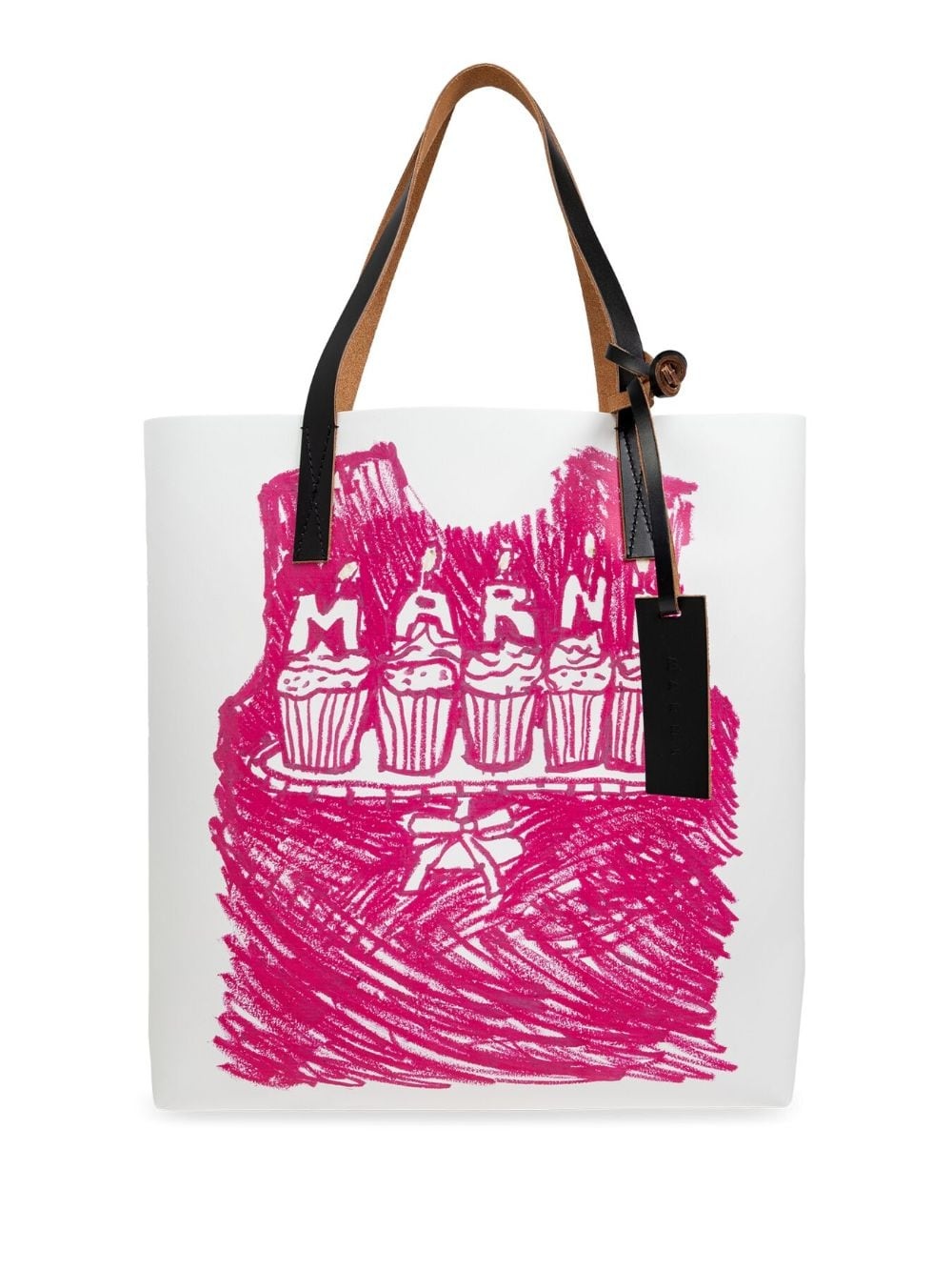 logo-print tote bag - 1