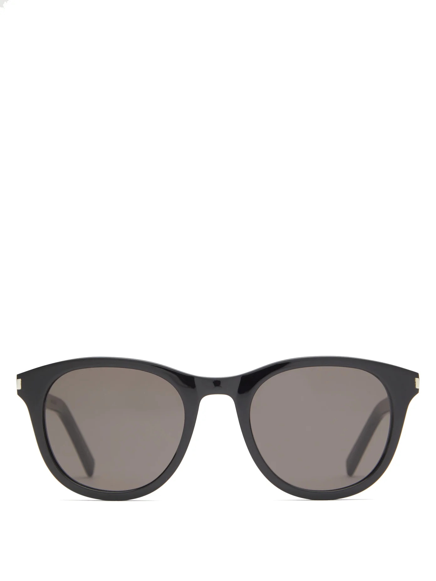 Round acetate sunglasses - 1