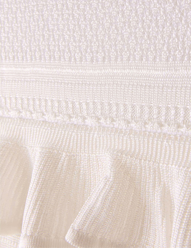 LUNA LACE FRILL MIDI DRESS 6