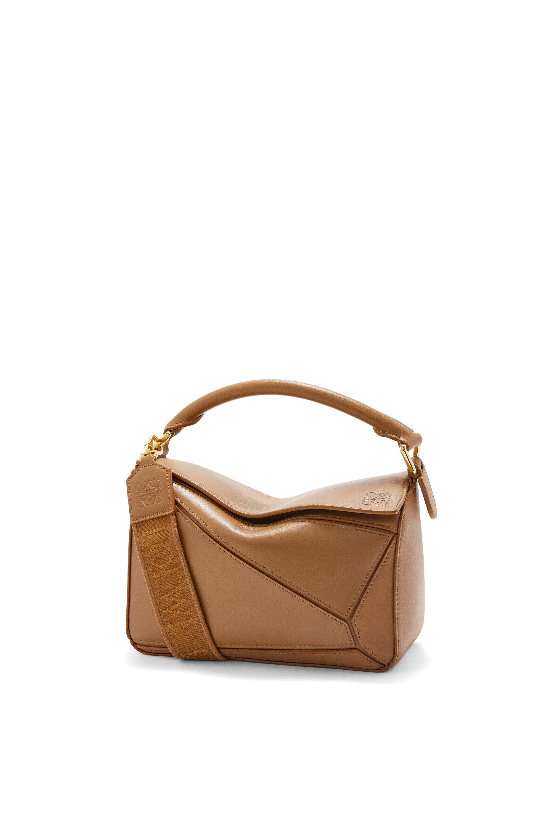Small Puzzle bag in satin calfskin - 1