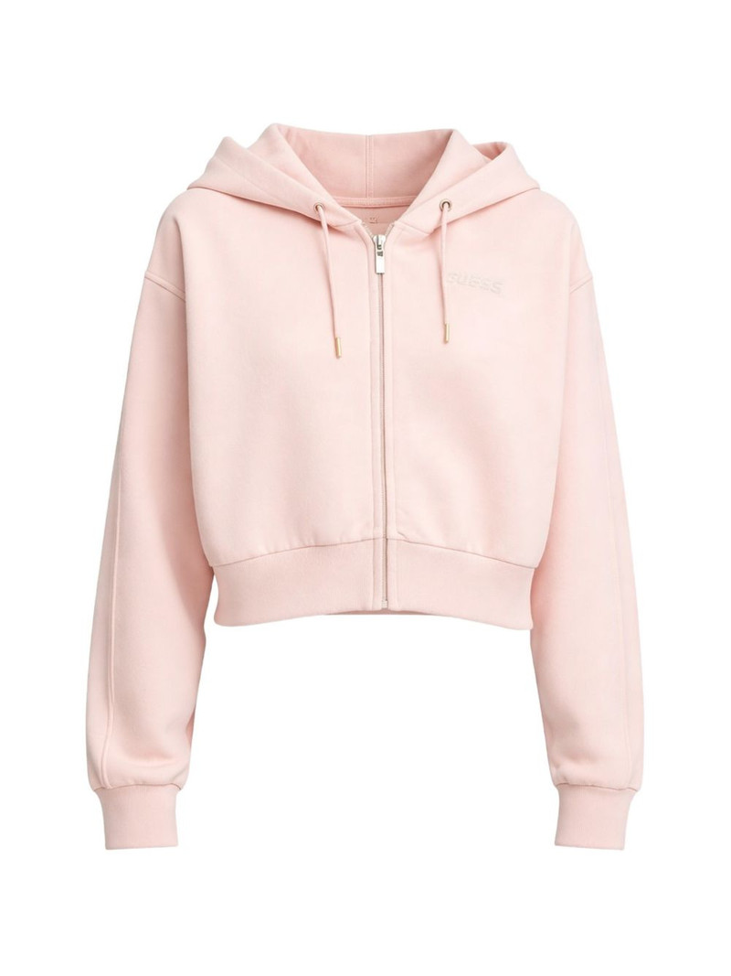 hooded zip-up top 1