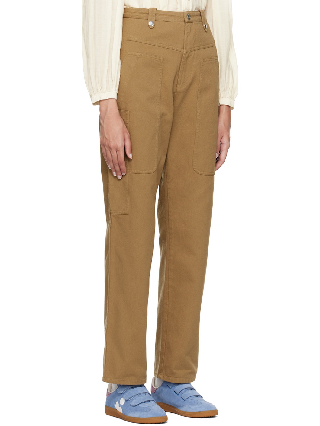 Khaki Jilda Trousers - 2