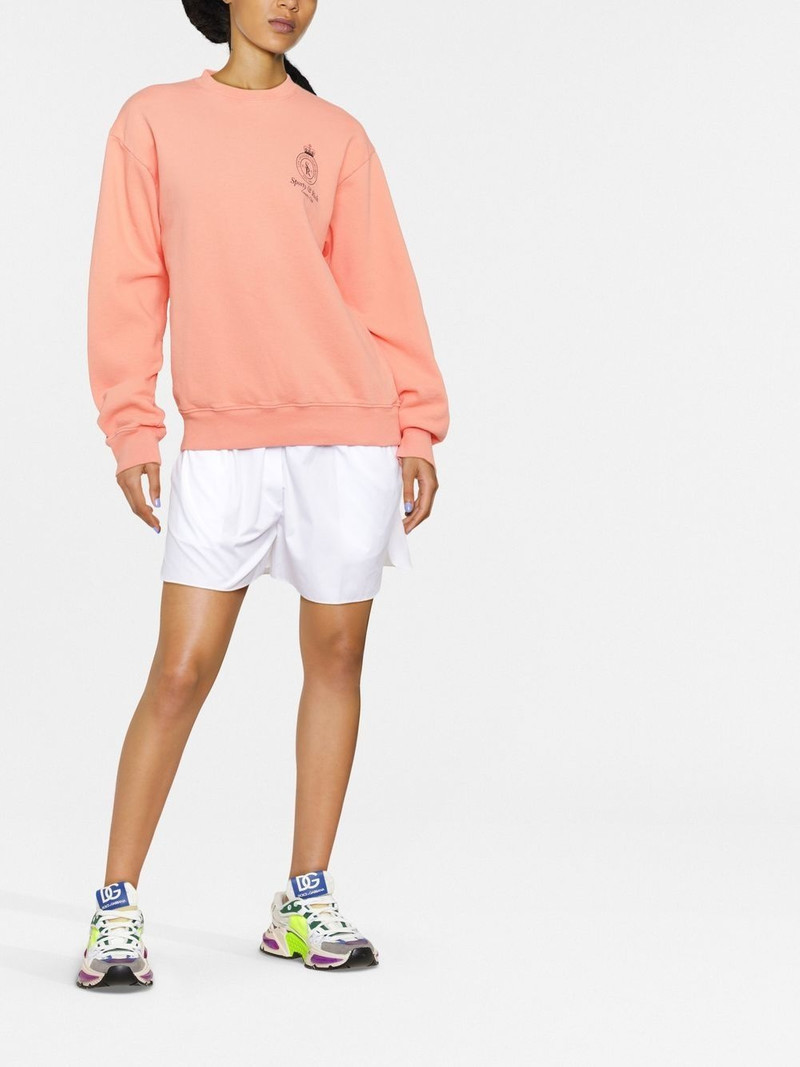 Sporty & Rich graphic-print cotton sweatshirt outlook