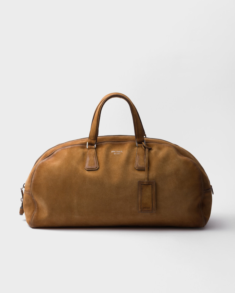 Suede duffle bag 1