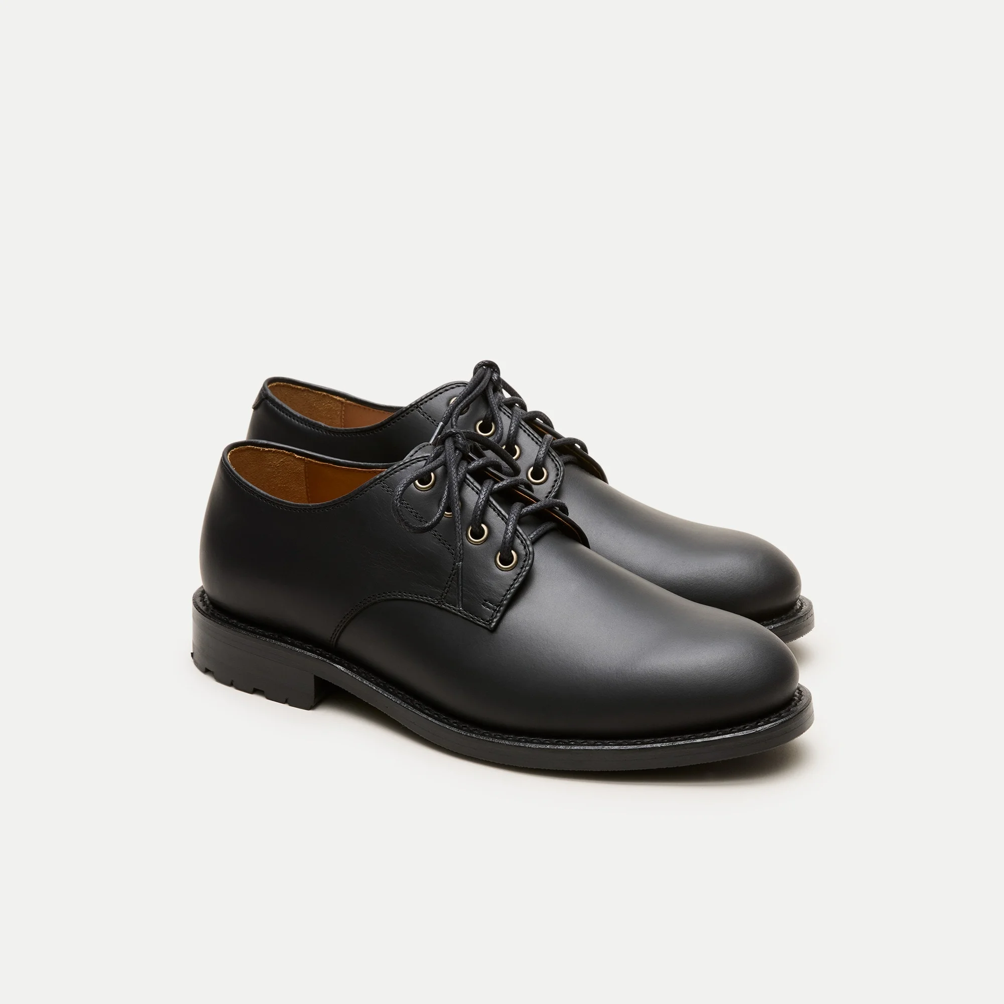Ludlow leather derbys with mini-lug soles - 1