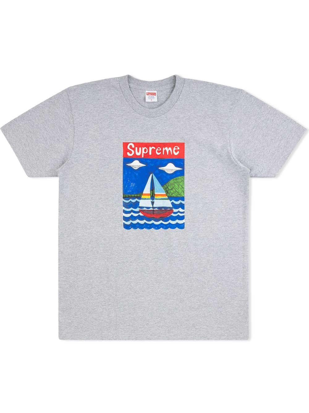 Sailboat cotton T-shirt - 1