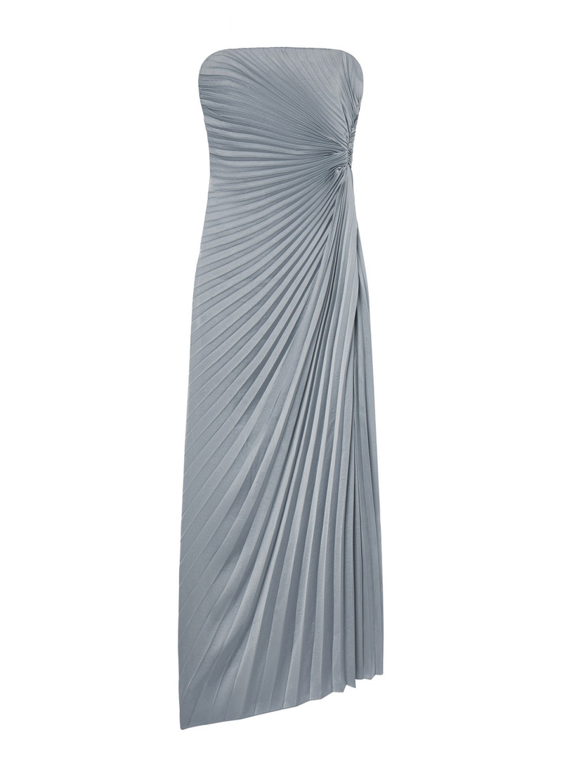 Layla Strapless Pleated Gown 1