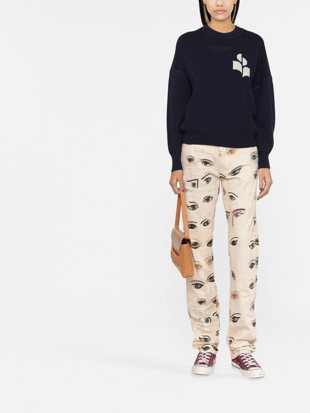 Atlee intarsia-knit relaxed jumper - 2
