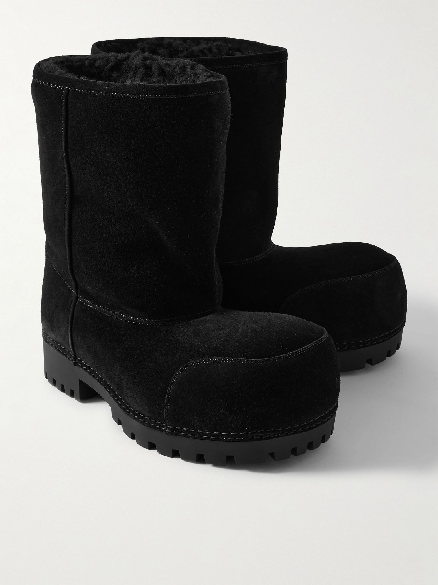 Alaska Shearling Boots Black - 4